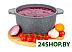 Кастрюля Elan Gallery Гармония вкуса 120713 (серый мрамор) Кастрюля Elan Gallery Гармония вкуса 120713 (серый мрамор)
