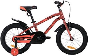 Картинка Детский велосипед Novatrack Prime 16 (красный/черный, 2019)