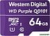 Флеш карта microSDXC 64Gb Class10 Western Digital (WD) WDD064G1P0C purple