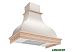 Кухонная вытяжка Elikor Аркада Валенсия 60П-650-П3Д (белый муар/дуб неокрашенный)