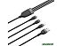 Кабель Baseus CA1T3-G1 USB Type-C - microUSB - Lightning - USB (1.2 м, черный) Кабель Baseus CA1T3-G1 USB Type-C - microUSB - Lightning - USB (1.2 м, черный)
