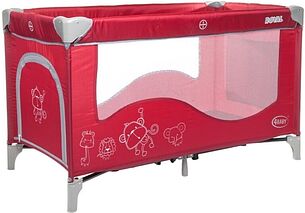 Картинка Манеж-кровать 4BABY Royal (красный)