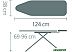 Гладильная доска Brabantia B 124x38 см 118364 (тропические листья/каркас мятный)