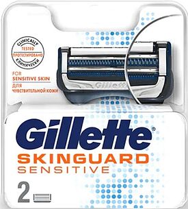 Картинка Сменные кассеты для бритья Gillette Skinguard Sensitive (2 шт)