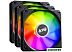 Комплект вентиляторов для корпуса ADATA XPG Vento R 120x3 ARGB PWM (черный)