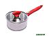 Кастрюля с длинной ручкой Oursson PD1673SR/RD