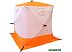 Палатка Следопыт КУБ 3 (белый/оранжевый) Палатка Следопыт КУБ 3 (белый/оранжевый)