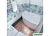 Ванна Triton Кайли 150x100R (с каркасом, экраном и сифоном)