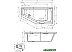 Ванна Riho Geta 170x90 BA89005 (левая, с ножками и экраном) Ванна Riho Geta 170x90 BA89005 (левая, с ножками и экраном)