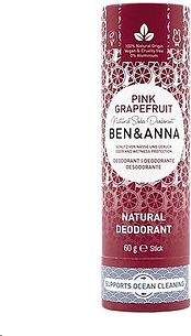 Картинка Ben & Anna Натуральный содовый дезодорант Розовый грейпфрут, 60 гр