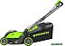 Газонокосилка Greenworks GD40LM411K4 2521007UB (с 1-им АКБ)