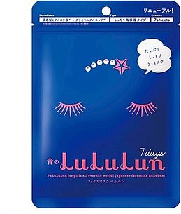 Картинка Маска для лица LuLuLun Face Mask Blue (7 шт)