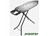 Гладильная доска Brabantia C 124x45 см 134586 (титановые круги/каркас черный)