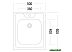Кухонная мойка Ukinox Стандарт STD500.600 5C 0CS