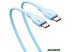 Кабель Baseus Pudding Series USB Type-C - USB Type-C (2 м, голубой) Кабель Baseus Pudding Series USB Type-C - USB Type-C (2 м, голубой)