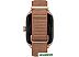 Умные часы Amazfit GTS 4 (золотистый, с коричневым нейлоновым ремешком)