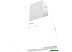 Кухонная вытяжка Weissgauff Yota 600 Touch White Glass