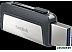 Флеш Диск SanDisk 64Gb Ultra Dual SDDDC2-064G-G46 серый/узор