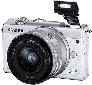 Картинка Фотоаппарат Canon EOS M200 3700C010 с объективом