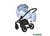 Детская универсальная коляска INDIGO Mio 2 в 1 Mi 05 (светло-голубая кожа/голубой узор)