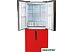 Четырёхдверный холодильник CENTEK CT-1750 Red