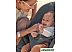 Шезлонг BabyBjorn Bliss Cotton Petal Quilt (антрацит)