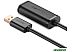 Кабель Ugreen US121 10321 USB Type-A - USB Type-A (10 м, черный)