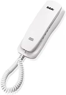 Картинка Телефон проводной BBK BKT-105 RU (белый)