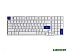 Клавиатура Akko 3098B White & Blue (Akko CS Jelly Pink)