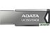 USB Flash A-Data UV350 64GB (серебристый) (AUV350-64G-RBK)