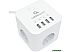 Сетевой фильтр Cablexpert CUBE-3-U4-W-1.5 Сетевой фильтр Cablexpert CUBE-3-U4-W-1.5