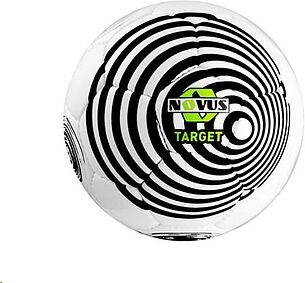 Картинка Мяч Novus Target PVC (белый/черный)