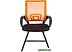 Кресло CHAIRMAN 696 V (черный/оранжевый)