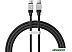 Кабель Baseus CoolPlay Series USB Type-C - USB Type-C (1 м, черный)