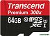 Карта памяти Transcend microSDXC UHS-I 300x Premium (Class 10) 64GB (TS64GUSDU1)