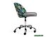 Кресло TetChair Melody Botanica 11 avocado/29 (ткань/флок, серый)