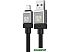 Кабель Baseus CoolPlay Series USB Type-A - Lightning (1 м, черный)