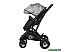 Универсальная коляска Lorelli (Bertoni) Sena 2021 (3 в 1, серый мрамор)
