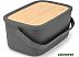 Хлебница Brabantia Nic 128264 (темно-серый)