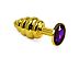 Анальная пробка Rosebud Classic S(Gold) фиолетовая