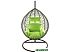 Подвесное кресло LoftyHome Noni 1147 Grey spots/Green
