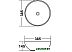 Умывальник Melana MLN-T4005-B9 38.5x38.5