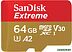 Карта памяти SanDisk Extreme 64Gb SDSQXA2-064G-GN6MA