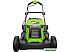 Газонокосилка Greenworks GD40LM411K4 2521007UB (с 1-им АКБ)