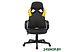 Кресло игровое Zombie RUNNER (черный/желтый)