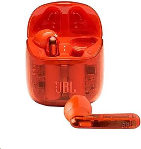 Картинка Наушники JBL Tune 225 TWS Ghost Edition (оранжевый)