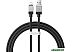 Кабель Baseus CoolPlay Series USB Type-A - Lightning (1 м, черный)