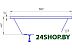 Ванна 1Марка Piccolo 150x75R (с каркасом) Ванна 1Марка Piccolo 150x75R (с каркасом)