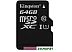 Карта памяти Kingston microSDXC UHS-I (Class 10) 64GB (SDC10G2/64GBSP)