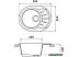 Кухонная мойка GranFest Rondo GF-R580L (черный) Кухонная мойка GranFest Rondo GF-R580L (черный)